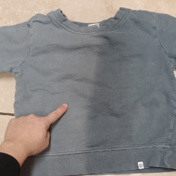 Sovereign Code Boys Two-tone Slate Gray Sweatshirt, Size 4 - Picture 5 of 5